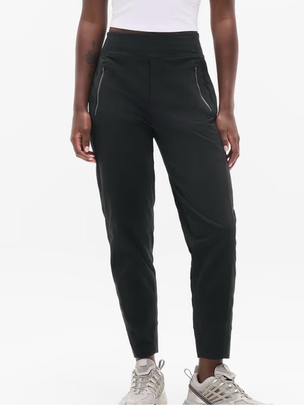 Athleta Black High-Rise Trek Jogger Pants